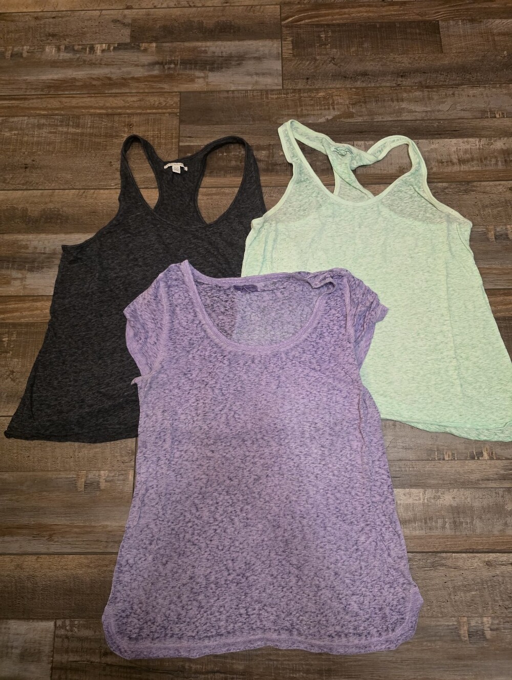 Three (3) American Eagle Burnout Tops (XL)